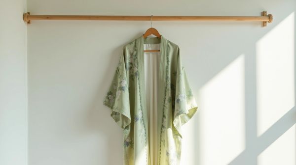 Un peignoir japonais pour l'élégance à la maison